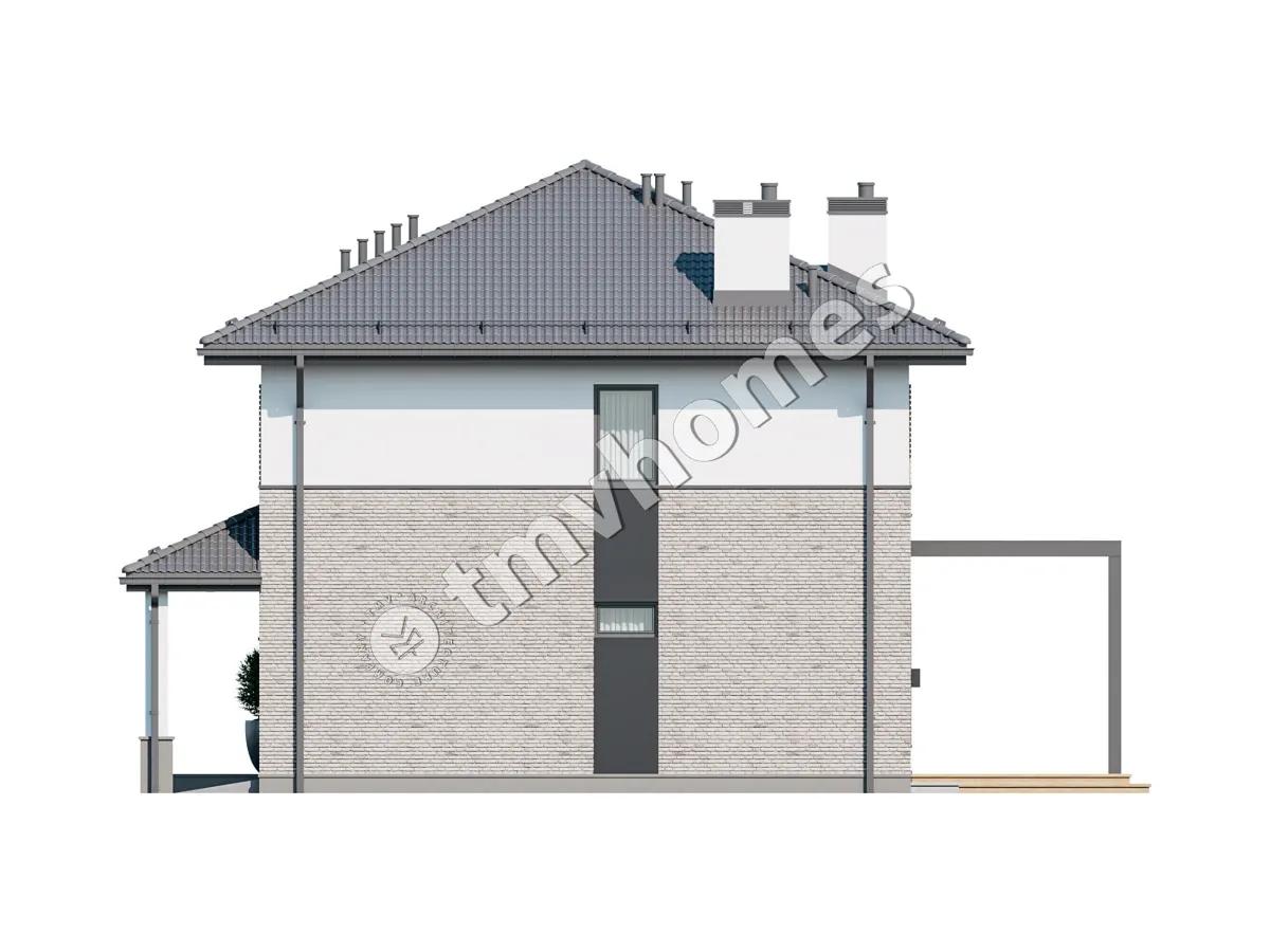 House Plan: 2244 ft², 2 Stories, 3 Beds, Home Office, 3 Baths, Open Floor Plan, 1-Car Garage