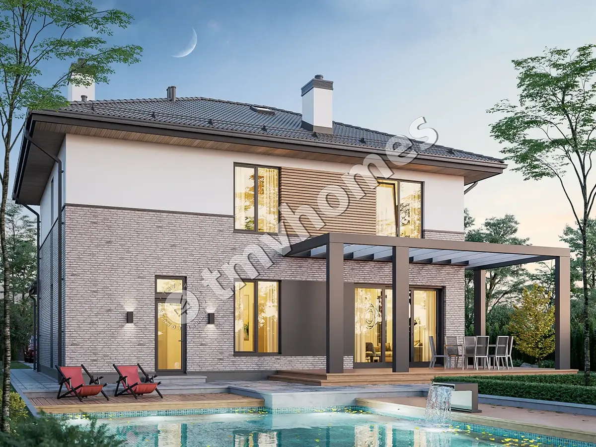 House Plan: 2244 ft², 2 Stories, 3 Beds, Home Office, 3 Baths, Open Floor Plan, 1-Car Garage