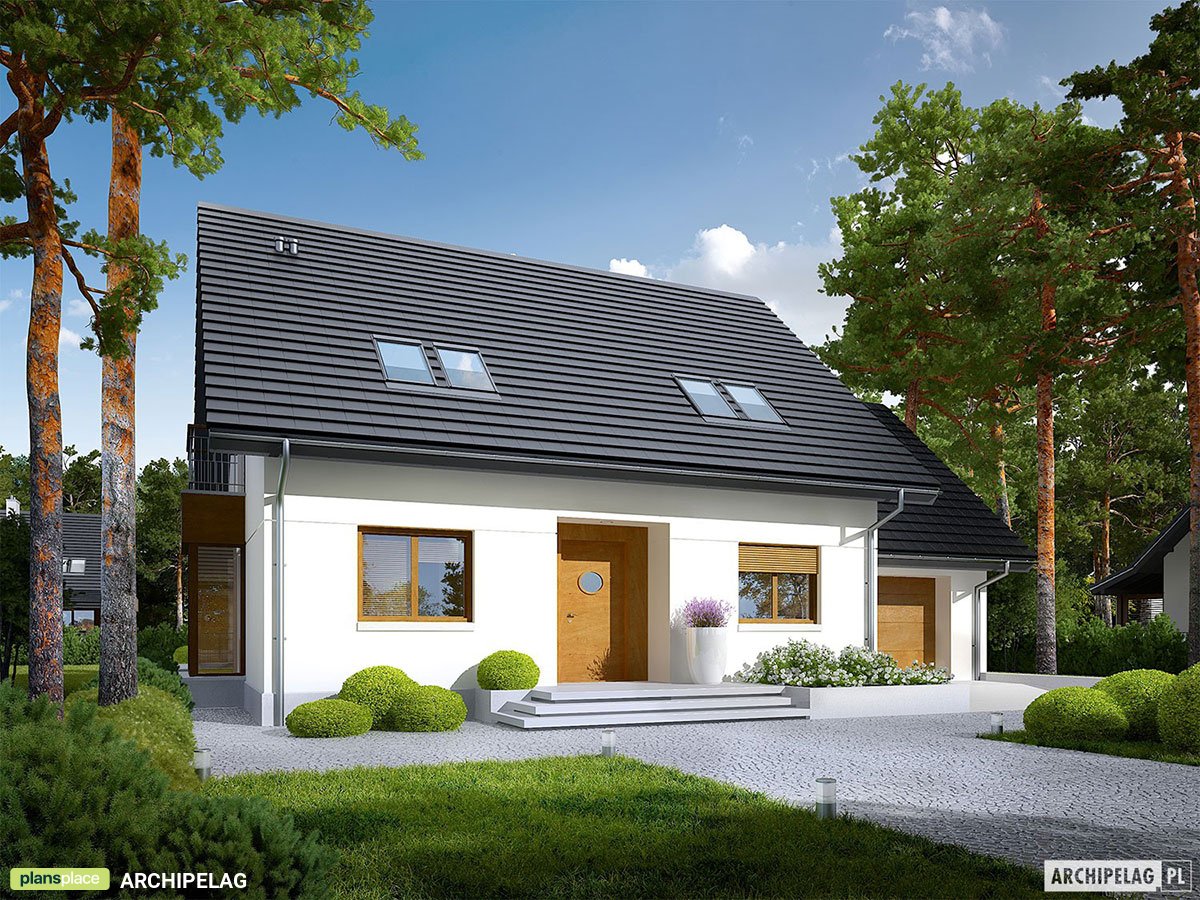 Two Story House Plan with Optional Bonus Room and Home Office