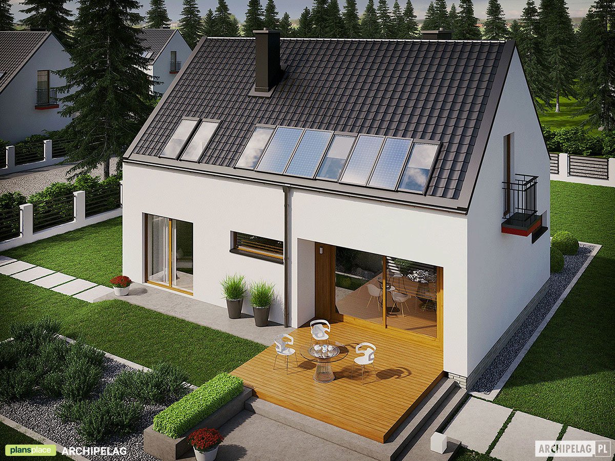 Barnhouse Plan with 3 Bedrooms and Upstairs Laundry Room