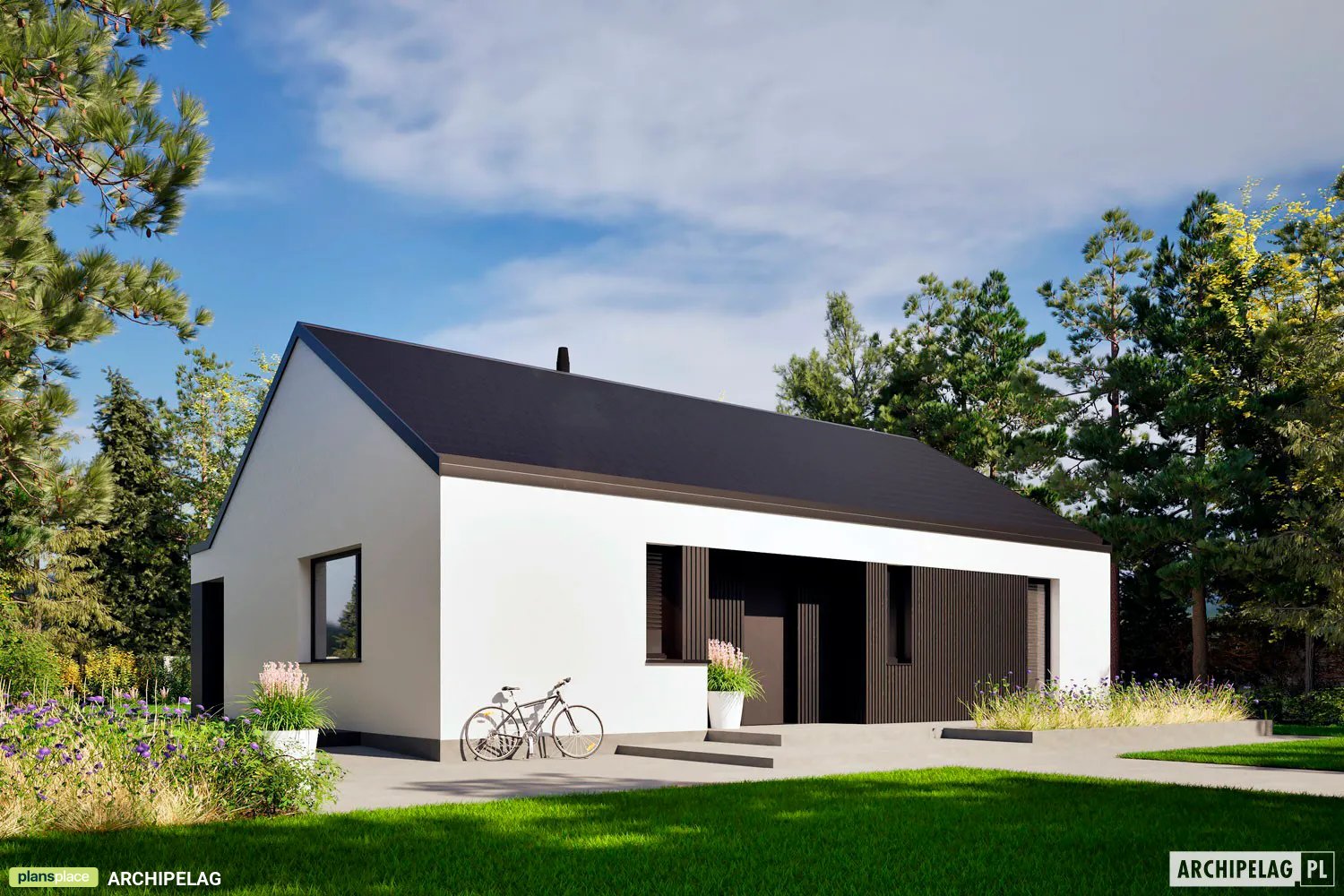 House Plan: 1014 sq ft, 1 Story, 3 Beds, 1.5 Baths, Open Floor Plan ()