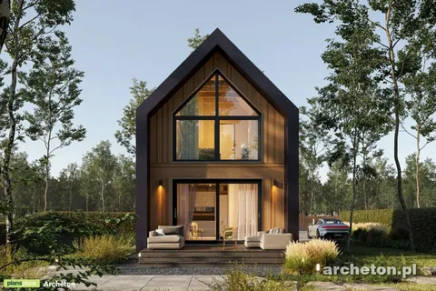 Main Images 1 – 2-Bedroom, 700 Sq Ft Barndominium House Plan