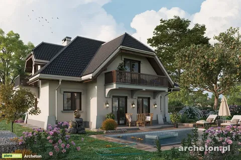 Main Images 1 – House Plan with Basement and Gambrel Roof
