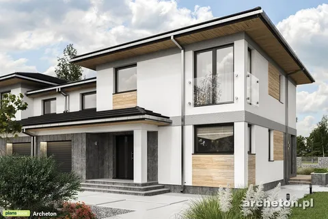 Main Images 1 – Duplex Plan with 1500 Sq Ft & 4 Bedrooms Per Unit