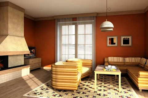 Interior 1 – Home Plan with Exercise Room above Garage