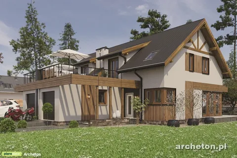 Main Images 1 – House Plan for Two Families with Garage