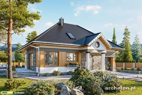 Main Images 1 – European House Plan with 3 Bedrooms and Garage