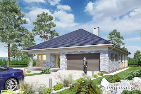 Main Images 1 – One Level Home Plan with Large Family Room