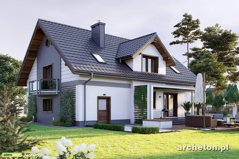 Main Images 1 – House Plan with Balcony above Bay Window