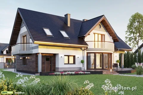 Main Images 1 – 2300 Sq Ft House Plan with Four Gables