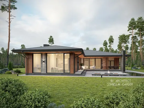 Main Images 4 – 1-Story House Plan 2298 ft², 5 Beds — 11515R