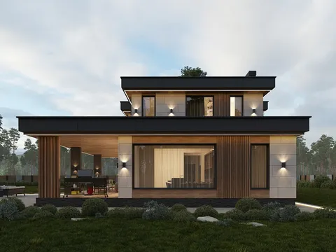 Main Images 4 – 2-Story House Plan 2457 ft², 4 Beds — 48460R