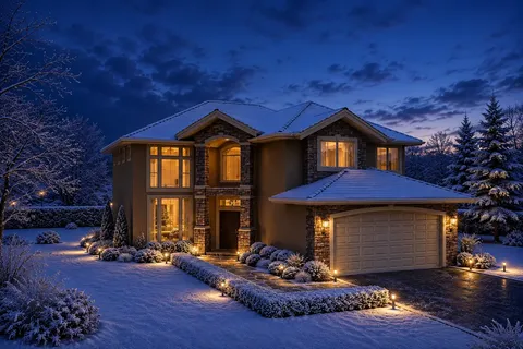Main Images 4 – 2-Story House Plan 2285 ft², 4 Beds — 28075R