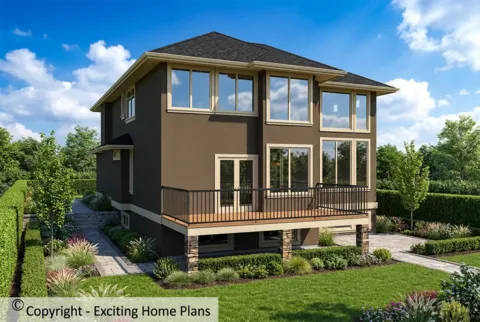 Main Images 3 – 2-Story House Plan 2285 ft², 4 Beds — 28075R
