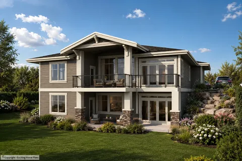 Main Images 3 – 1-Story House Plan 1675 ft², 3 Beds — 26650R