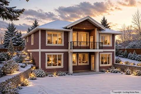 Main Images 4 – 1-Story House Plan 1692 ft², 5 Beds — 41963R