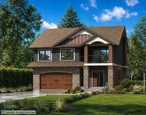 Main Images 4 – 2-Story House Plan 2359 ft², 4 Beds — 91149R