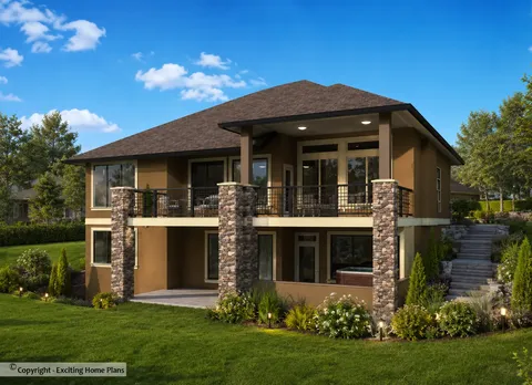 Main Images 3 – 1-Story House Plan 2299 ft², 5 Beds — 23685R