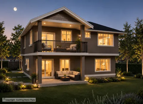 Main Images 4 – 2-Story House Plan 2144 ft², 3 Beds — 86259R