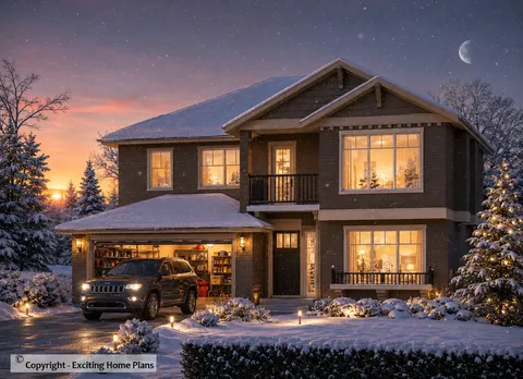 Main Images 3 – 2-Story House Plan 2347 ft², 4 Beds — 82669R