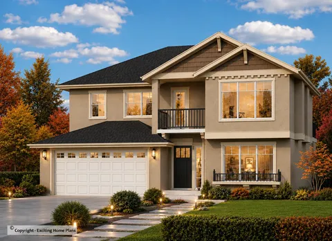 Main Images 4 – 2-Story House Plan 2347 ft², 4 Beds — 82669R