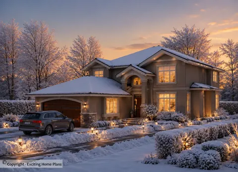 Main Images 3 – 2-Story House Plan 2370 ft², 5 Beds — 71749R