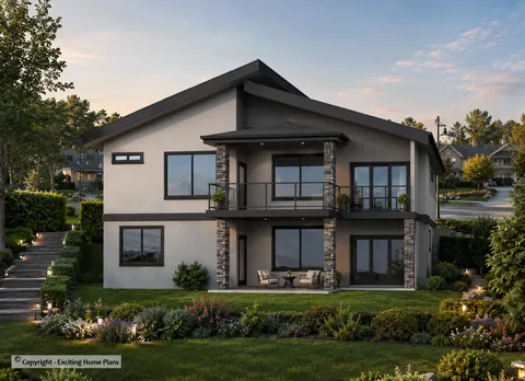 Main Images 4 – 1-Story House Plan 1492 ft², 5 Beds — 39618R