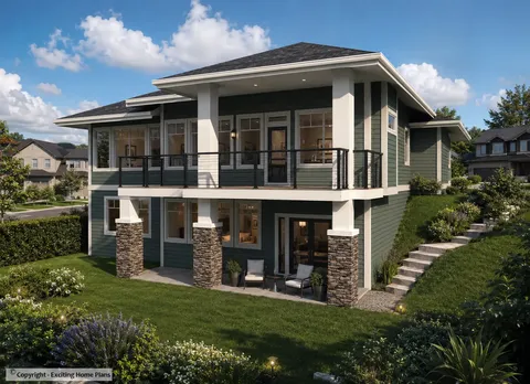 Main Images 3 – 1-Story House Plan 1515 ft², 4 Beds — 25362R