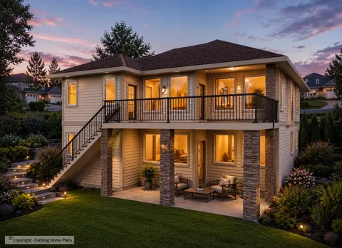 Main Images 4 – 1-Story House Plan 1669 ft², 4 Beds — 85963R