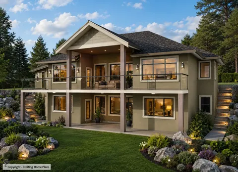 Main Images 3 – 1-Story House Plan 1745 ft², 3 Beds — 22746R