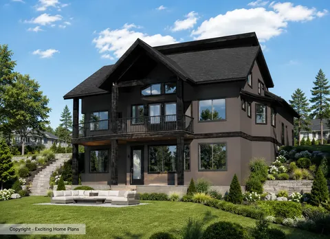 Main Images 4 – 1.5-Story House Plan 2189 ft², 4 Beds — 27196R