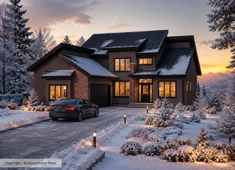 Main Images 3 – 1.5-Story House Plan 2189 ft², 4 Beds — 27196R