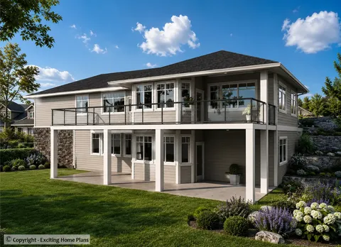 Main Images 4 – 1-Story House Plan 1577 ft², 3 Beds — 32999R