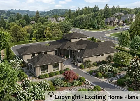 Main Images 5 – 1-Story House Plan 4167 ft², 3 Beds — 93702R