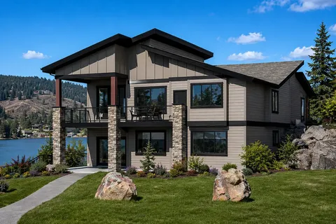 Main Images 4 – 1-Story House Plan 1676 ft², 5 Beds — 18017R
