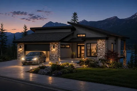 Main Images 3 – 1-Story House Plan 1676 ft², 5 Beds — 18017R