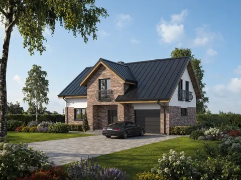 Main Images 3 – 1.5-Story House Plan 1673 ft², 3 Beds — 14411R