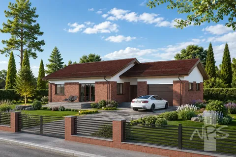 Main Images 3 – 1-Story House Plan 974 ft², 3 Beds — 79167R
