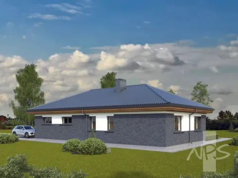 Main Images 4 – 1-Story House Plan 1611 ft², 3 Beds — 25704R