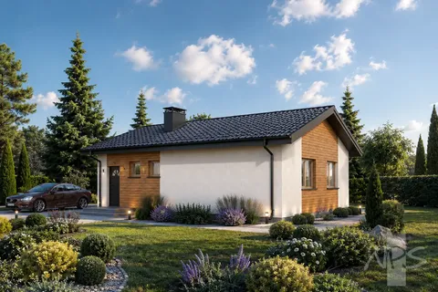 Main Images 4 – 1-Story House Plan 850 ft², 2 Beds — 22557R