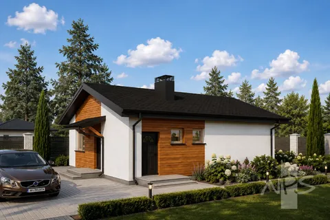 Main Images 3 – 1-Story House Plan 850 ft², 2 Beds — 22557R