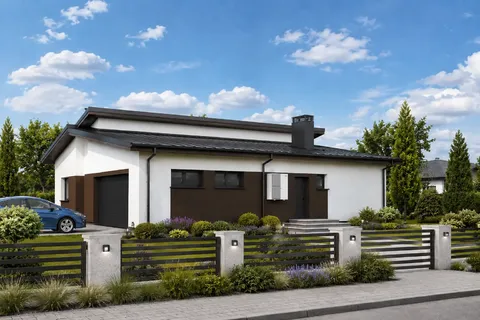 Main Images 3 – 1-Story House Plan 1317 ft², 3 Beds — 68935R