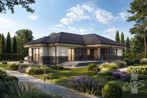 Main Images 3 – 1-Story House Plan 1414 ft², 3 Beds — 73488R