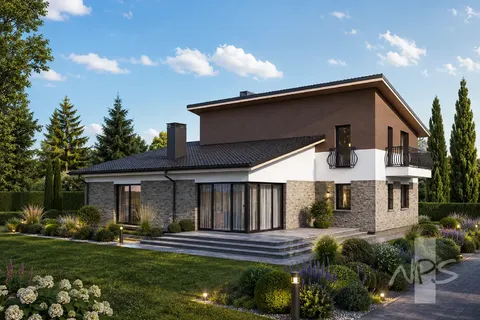 Main Images 4 – 2-Story House Plan 2049 ft², 4 Beds — 68823R