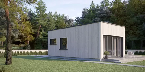 Main Images 2 – 1-Story House Plan 631 ft², 1 Beds — 79714RB