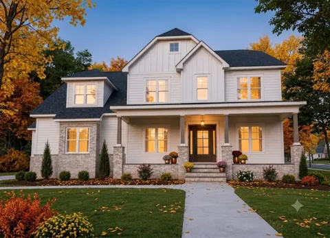 Main Images 3 – 2-Story House Plan 3668 ft², 5 Beds — 95630R