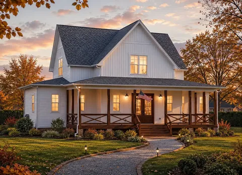Main Images 4 – 1.5-Story House Plan 2449 ft², 4 Beds — 80236R