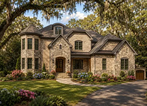 Main Images 3 – 3-Story House Plan 5355 ft², 5 Beds — 85576R
