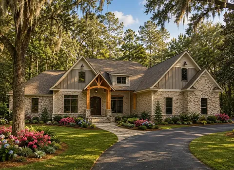 Main Images 3 – 1.5-Story House Plan 2589 ft², 4 Beds — 14691R