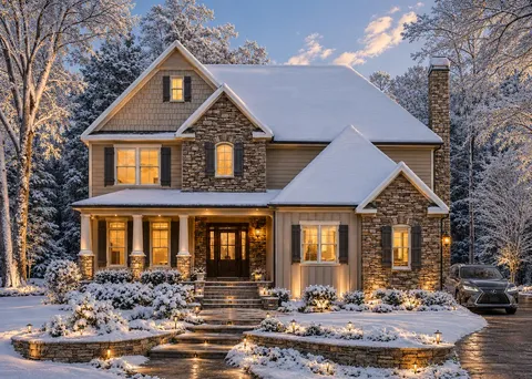 Main Images 3 – 2-Story House Plan 2655 ft², 3 Beds — 83552R